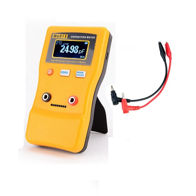 M6013 ESR Digital Capacitance Meter Ohm Meter Professional Measuring Capacitance Resistance Capacitor Circuit Tester