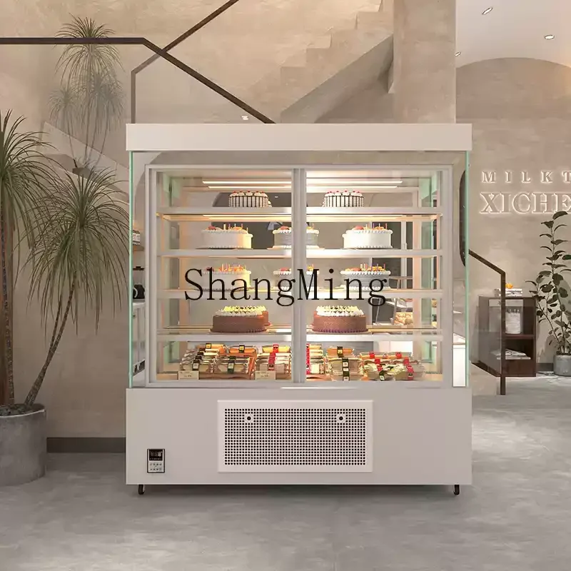 ZYY vetrina refrigerata per frutta, mobile per la conservazione della freschezza, porta d'ingresso, commerciale, armadietto per dessert per bevande West Point