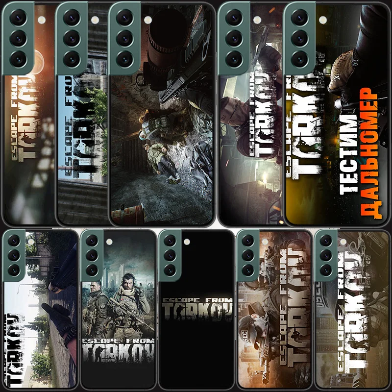 Escape From Tarkov Phone For Samsung Galaxy S24 S22 Ultra S21 Plus S20 S23 FE Case S10 S10E S9 S8 S7 Edge Cover Silicone Soft Co