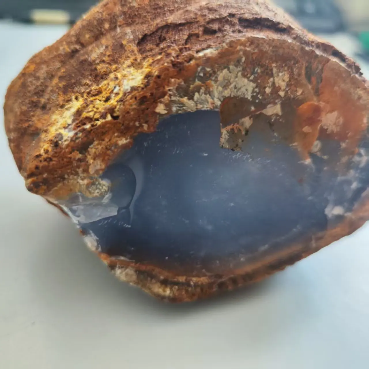 

Natural Blue Chalcedony Stone For Jewelry Making Beads Necklace Bracelet Mineral Specimen Home Decoration Collection Gifts