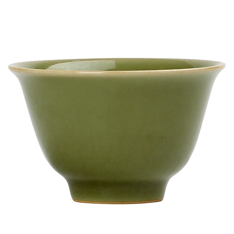 GUANFU (GUANFU) Guanfu Museum Longquan celadon Song Yun master tea cup tea cup tea cup antique tea set