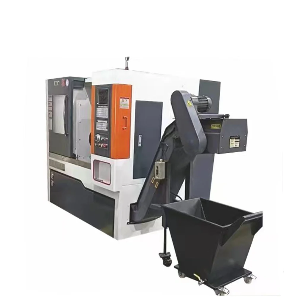 Horizontal Automatic Precision Metal Cutting Flat Bed CNC Turning Machine for Sale Automate CNC Lathe Machine