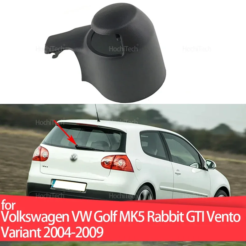 Windshield Windscreen Rear Wiper Washer Arm Cover Cap Nut for Volkswagen VW Golf MK5 Rabbit GTI Vento Variant 2004-09 6Q6955435B