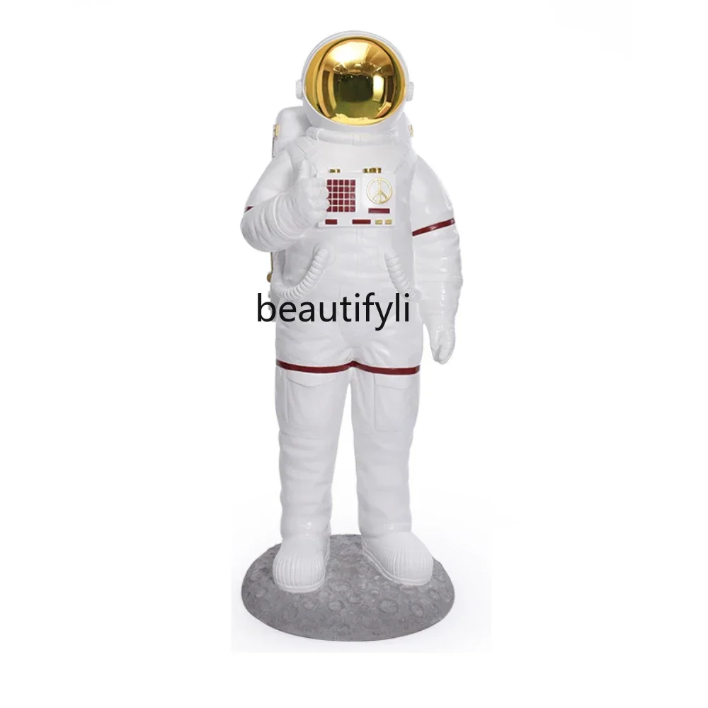 07Creative Spaceman Astronaut Large Floor Ornaments Restaurant Bar Store Decorations