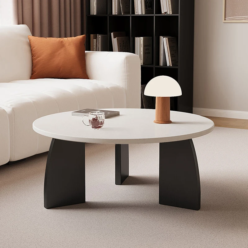 

Modern Simple Coffee Table Round Design Creative Aesthetic Coffee Tables Elegant Luxury Mesa De Centro Living Room Furniture