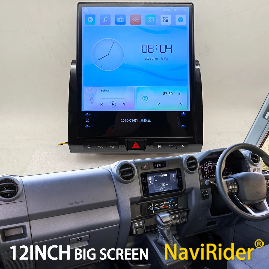 

Автомагнитола Android 15 для Toyota Land Cruiser LC70 LC75 LC76 2007-2021: Мультимедийный видеоплеер, Carplay, GPS-навигация