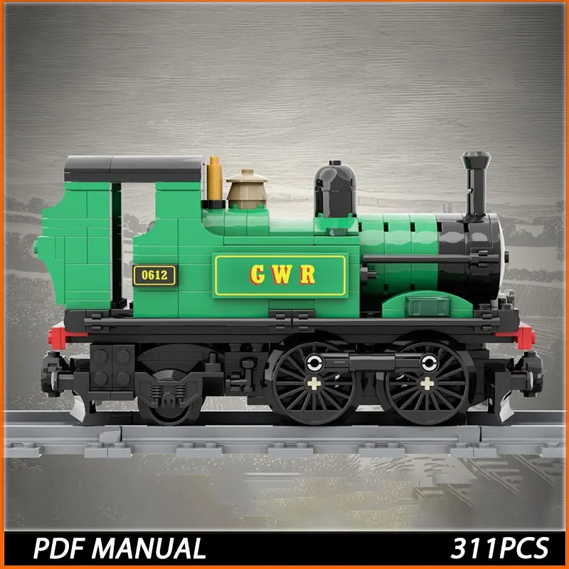 

311pcs MOC 1400 Class Western Engine Train Model Building Blocks Architecture Toys Christmas Gifts Idea Education Brick Birthday