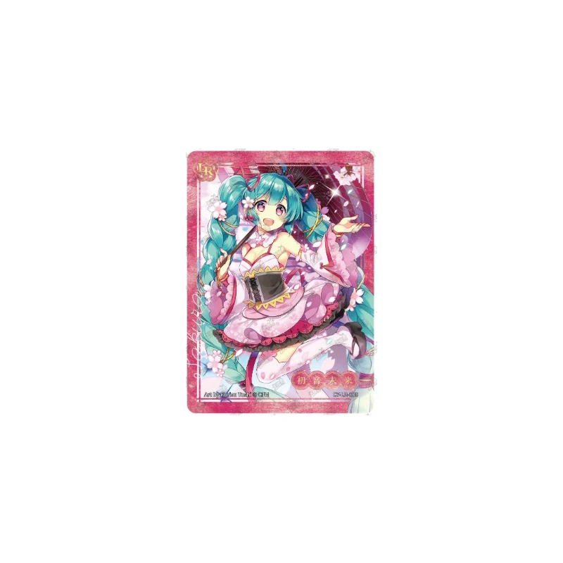 Kayou LR Card 1~7 Series Hatsune Miku Meiko Christmas Birthday Gift Game Toys Rare Limited Edition Collection Card