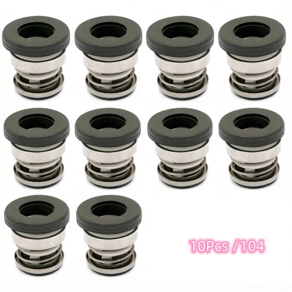 10 Stück I.D. 12/14/15/16/17/18/19/20/22/25/30/35/40/45mm Wasserpumpen-Gleitringdichtung Wellendichtung Wasserpumpe Modell 104 – Detail 1