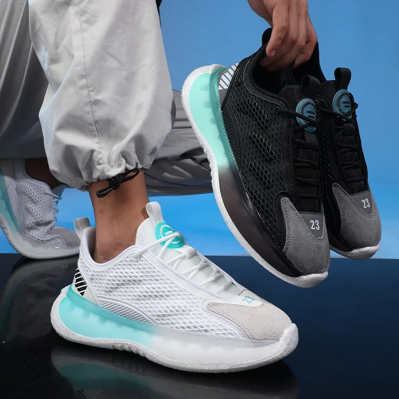 

Thick Sole Versatile Clunky Sneaker for Men 2026 New Trend Mesh Lace Up Breathable Casual Sports Shoes Increased Soft Soles