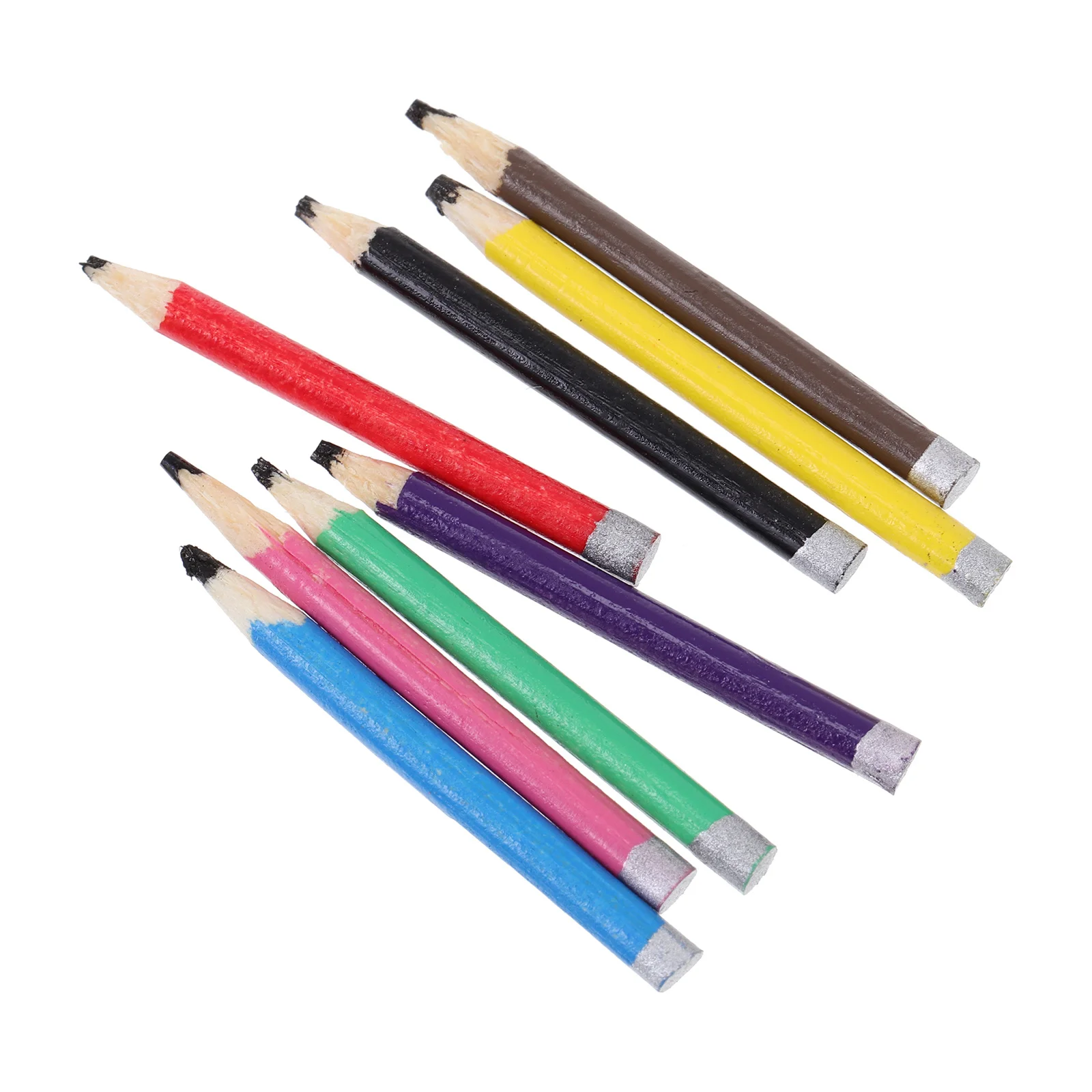 

8 шт. мини цветной орнамент-карандаш микро декоративные модели цветных карандашей для DIY Art творческие игровые принадлежности миниатюрный орнамент