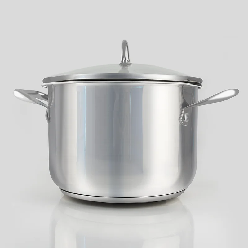

Modern Kitchenware 304 Stainless Steel Cooking Pot Soup Pots 22cm Stock Pot