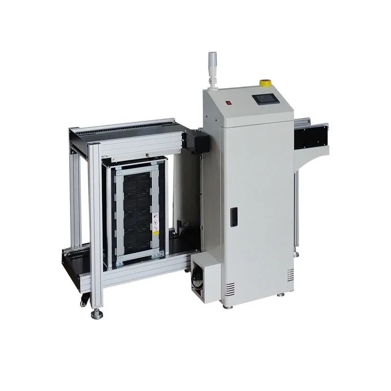 Board machine with connection single and double track transmission to send PCB circuit board production line to receive
