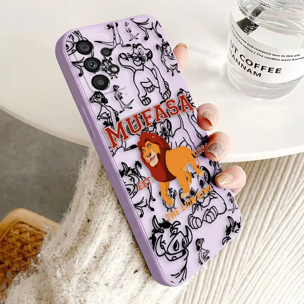 The Lion K-King HAKUNA MATATA Cover Case For Samsung A73 A72 A71 A54 A53 A52 A51 A50 A42 A34 A33 A32 A30 A25 A24 A23 A22 Case