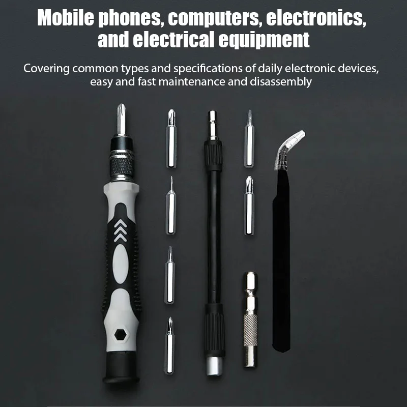 115 in 1Multifunctional Screwdriver Set Computer PC Mobile Phone Equipment Repair Screw Driver Insulation Manual Household Tools