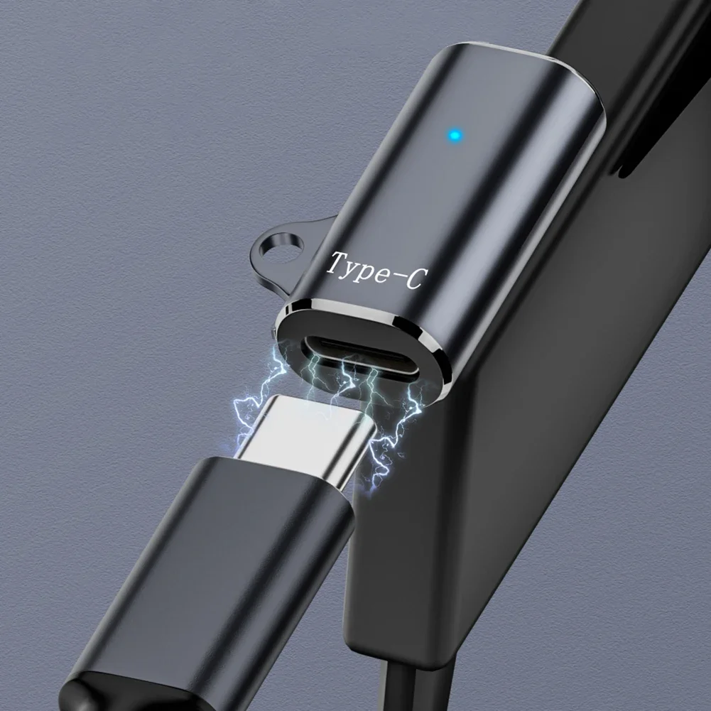 Magnetic Charger USB C Charging Adapter 90 Degree Bending Headphones Charger Adapter Converter for SHOKZ OpenRun Air/Pro/Mini view 4
