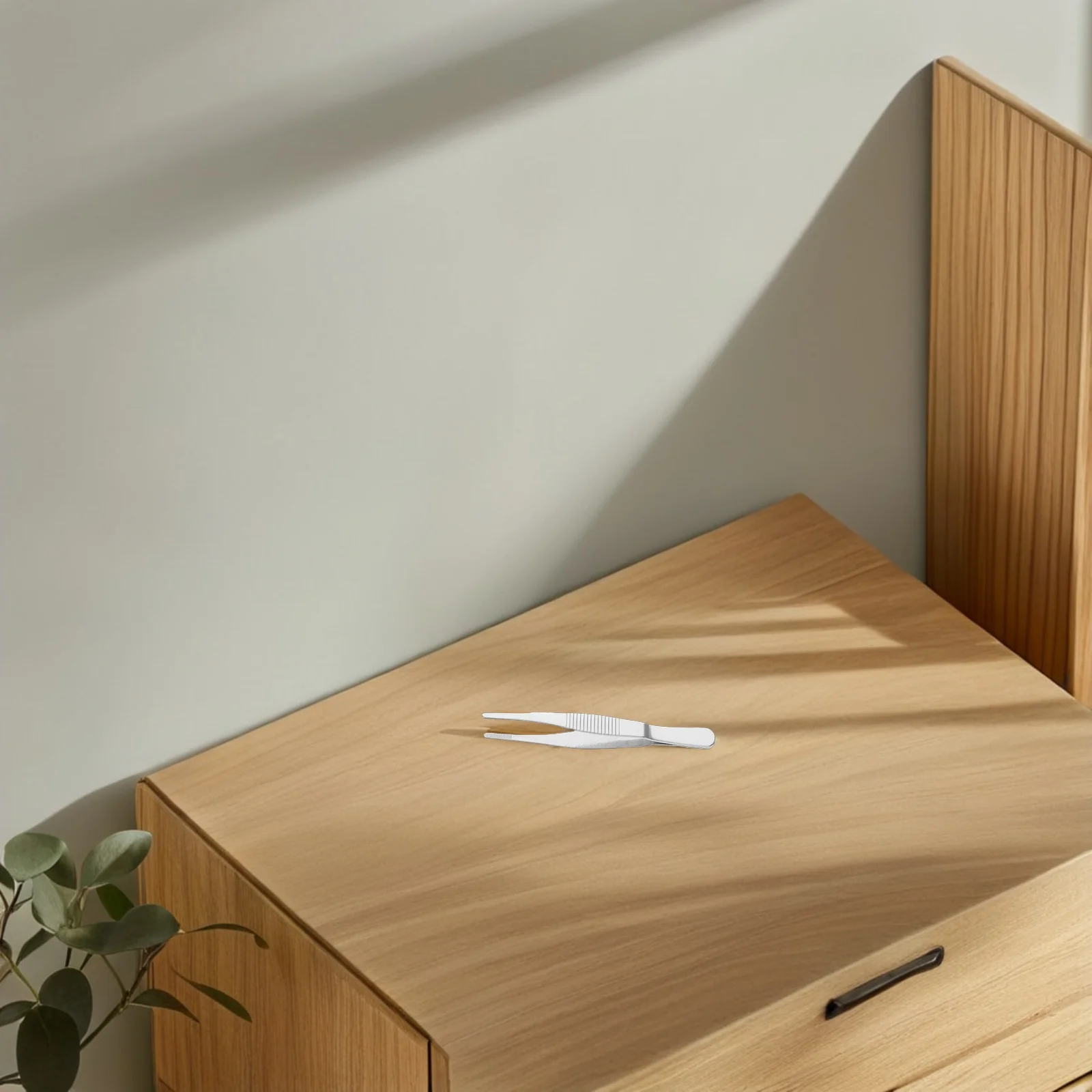 ステンレス鋼眉毛ピンセット斜め先端精密顔の毛の除去ツールプロのメイクアップグルーミングアクセサリー