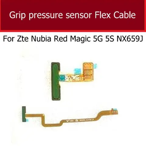 Pressure Gravity Sensor Grip Flex Cable For ZTE Nubia Red Magic 5G 5S NX659J Up Down Grip Pressure Sensor Flex Ribbon Parts