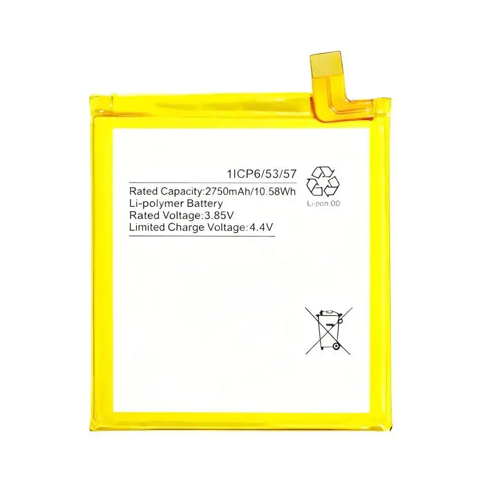 

High Capacity 2750Mah Mobile Phone Battery For Wiko P710 High-Efficiency