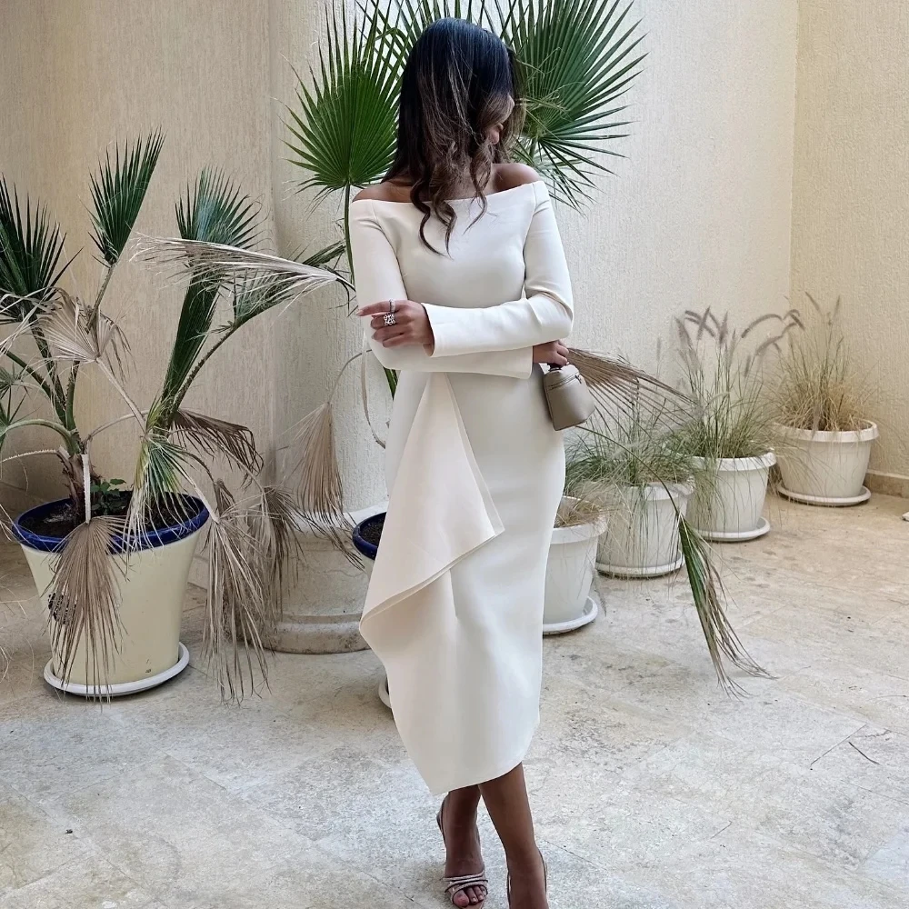 

Teal Length Long Sleeves Bespoke Occasion Gown Evening Dresses Pastrol Unisex Jersey Retro Dubai Saudi Arabic Prom Customized
