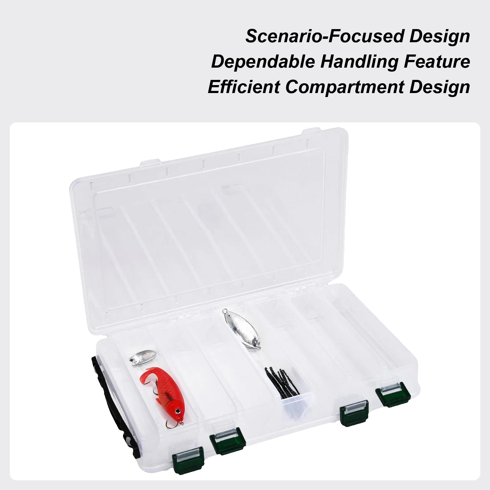 

Органайзер для рыболовных приманок, двухсторонний чехол для рыболовных снастей, органайзер для окуня, чехол для пресноводных, соленых озер, рек, прудов, моря