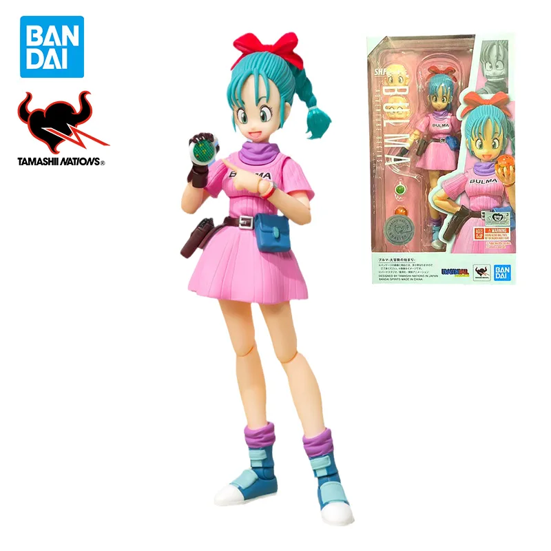 

Original Bandai Spirits S.h.figuarts Tamashii Nations Dragon Ball Bulma Adventure Begins Action Figure Collectible Model Toy