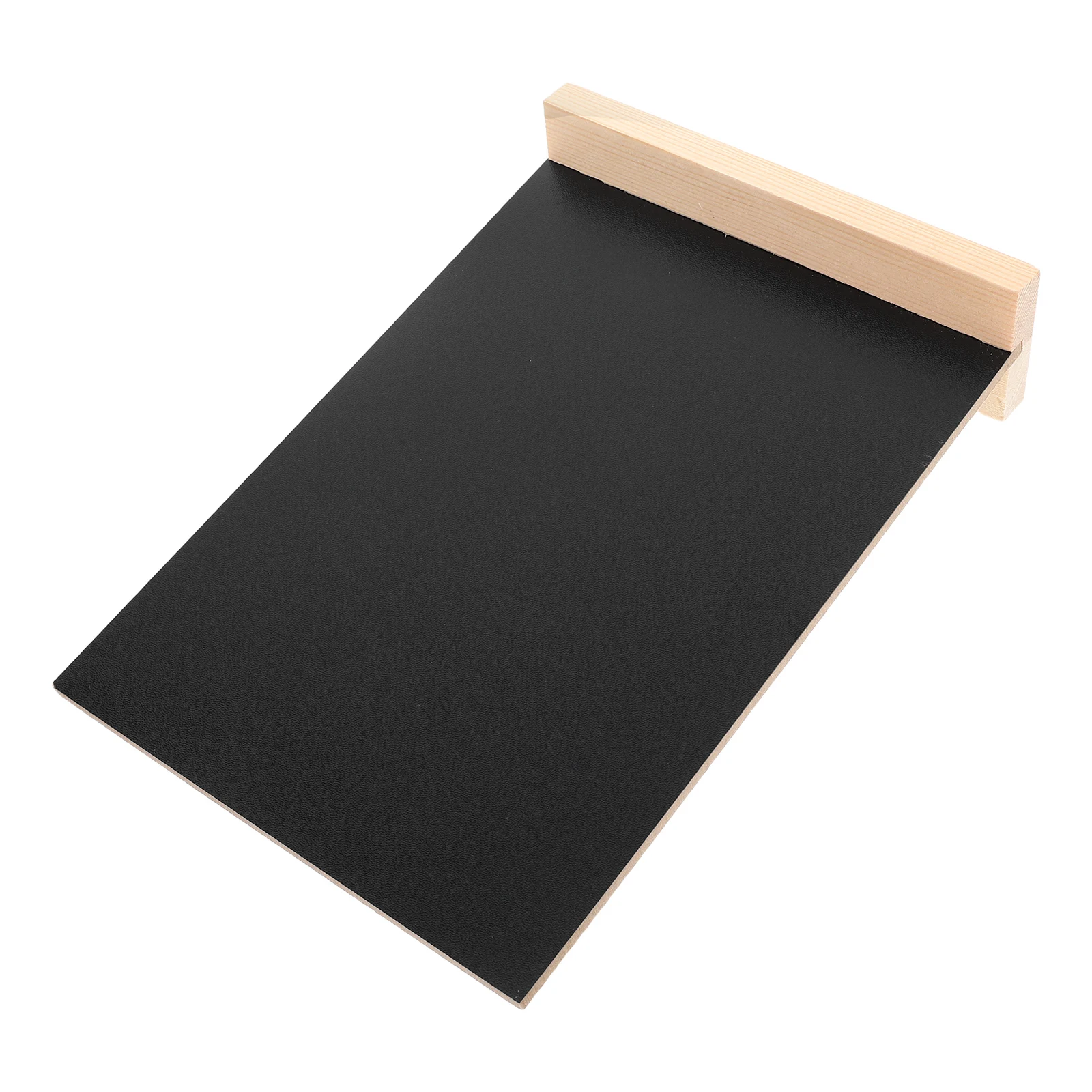 

Mini Blackboard Chalkboard Sign Pine Base Student Message Board Wedding Decor Desktop Stand Reusable Party Kids Crafts Signage