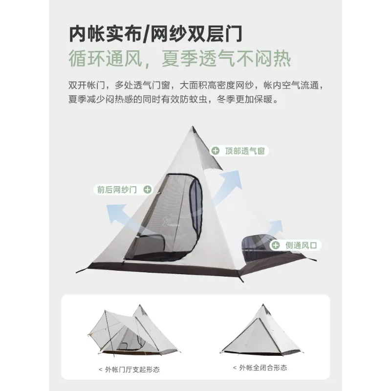 خيام المينار الصغيرة للتخييم في الهواء الطلق والمظلات وخيام الشمس والمطر #2