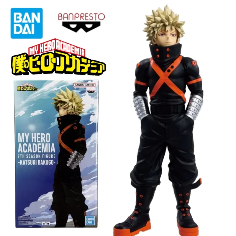 

100% оригинал в наличии Bandai BANPRESTO My Hero Academia Bakugou Katsuki, модель персонажа аниме, игрушки, украшения, коллекция подарков