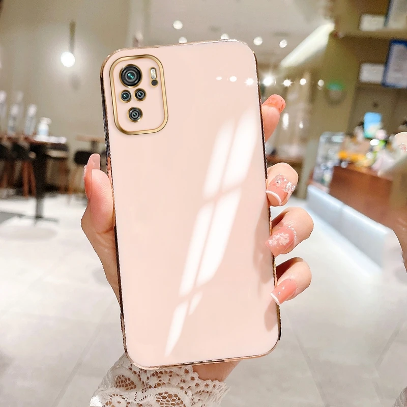 เคสโทรศัพท์แฟชั่นสุดหรูชุบกันกระแทกสำหรับ Xiaomi redmi Note 10 10S 10T PRO MAX 4G 5G poco M5S M3 X3GT ฝาหลังซิลิโคน