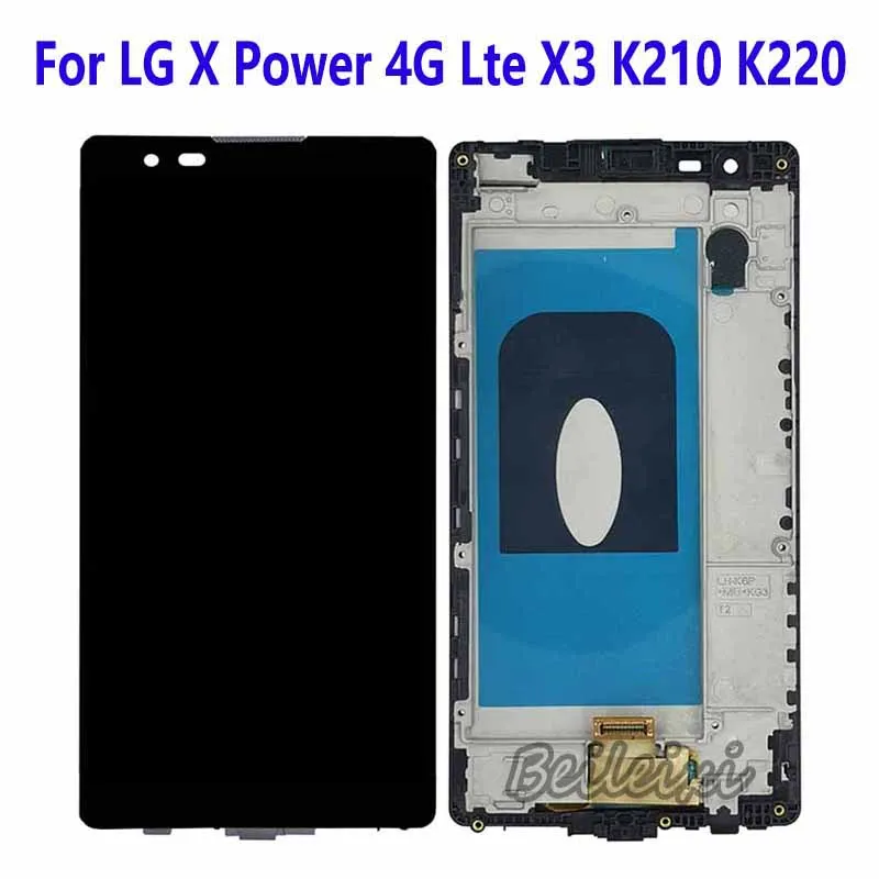 

For LG X Power 4G Lte X3 K210 K220 K212 K220DSF K220DSZ F750K US610 LS755 K450 LCD Display Touch Screen Digitizer Assembly