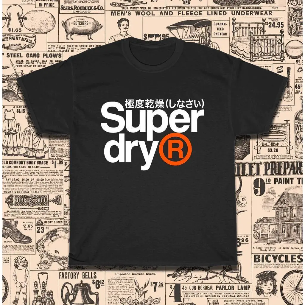 Superdry Logo Grafik-T-Shirt, schwarze Baumwolle, Rundhalsausschnitt, kurzärmeliges T-Shirt für Herren, lässiges Streetwear-Oberteil, Grafik-T-Shirts