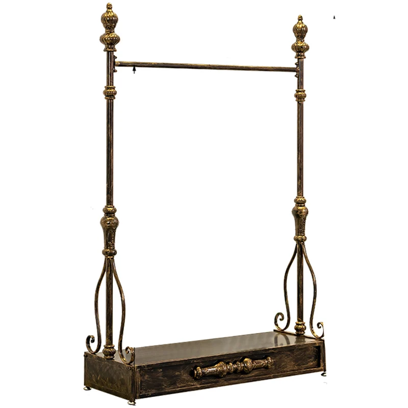 

Coat rack Floor-to-ceiling bedroom hanging clothes rack Gantry rack Home decoration cabinet Clothing store shelf display