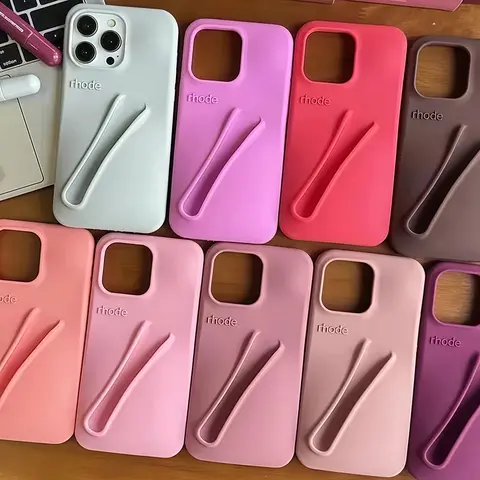 아이폰 14 17 16 15 13 12 11 프로 맥스 플러스용 소프트 실리콘 하드 폰 케이스 여름 에디션 레몬티니 립스틱 립 휴대용 커버