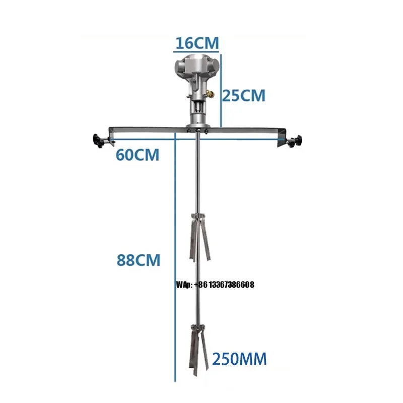 Powerful Power, Stable Output 200L Pneumatic Mixer, to Meet Your Industrial Needs