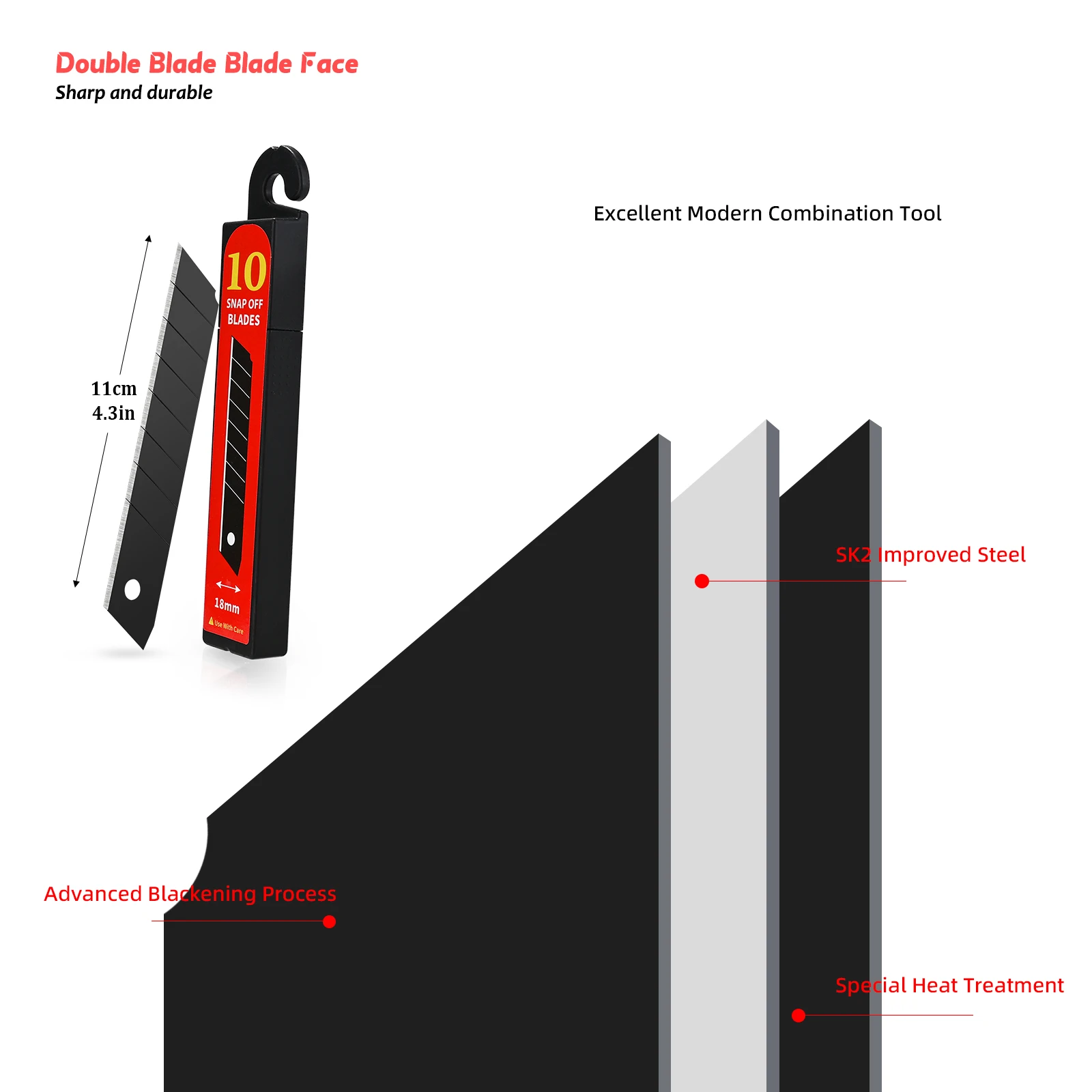 EHDIS Multifunctional Paint Knife Scraper With Snap Off Blades Glass Floor Wall Sticker Decal Clean Squeegee Household Hand Tool