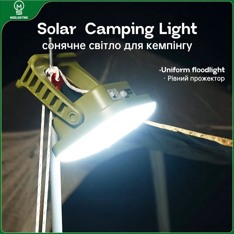 

MOSLIGHTING 9000 мАч уличный мощный светильник для кемпинга яркий фонарик с зарядкой через US водонепроницаемый прожектор заполняющий свет лампа для рыбалки