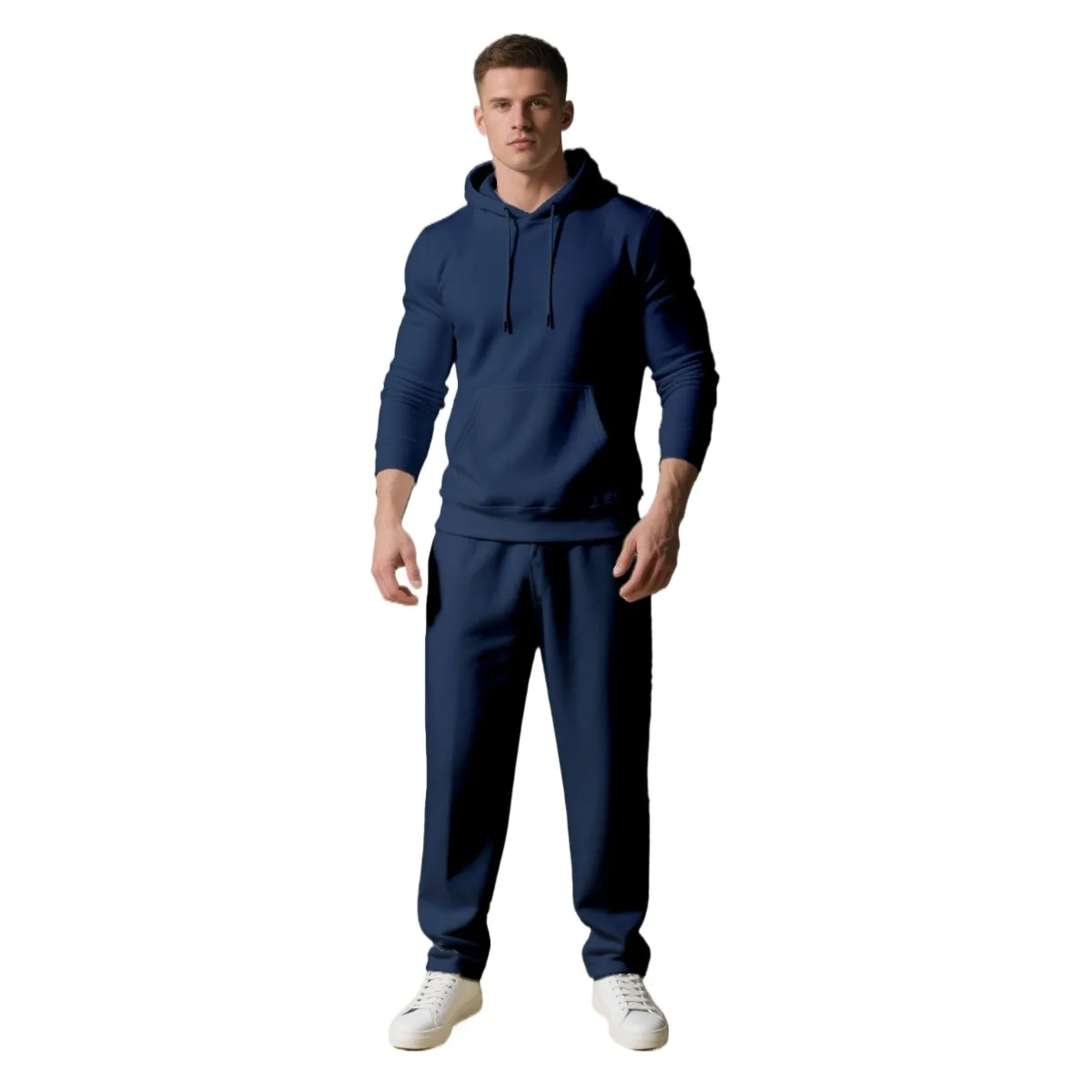 Personalized LOGO Customized Men's M-5XL Spring and Autumn Hooded Sweater Casual Sweater Sweatpants Sports Couple Two-piece Set