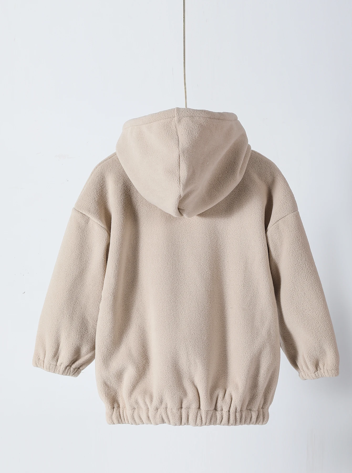 Custom Tag Plain Polyester Autumn Winter Baby Infant Boys Girls Clothes Long Sleeve Hooded Toddler Sweatshirt