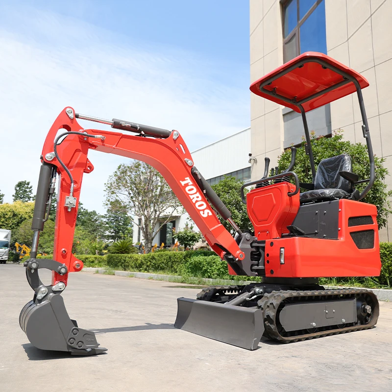 TOROS new Mini Excavator Price 1 Ton  Customized Mini Excavator Digging Hydraulic Small Micro Digger Machine For Sale