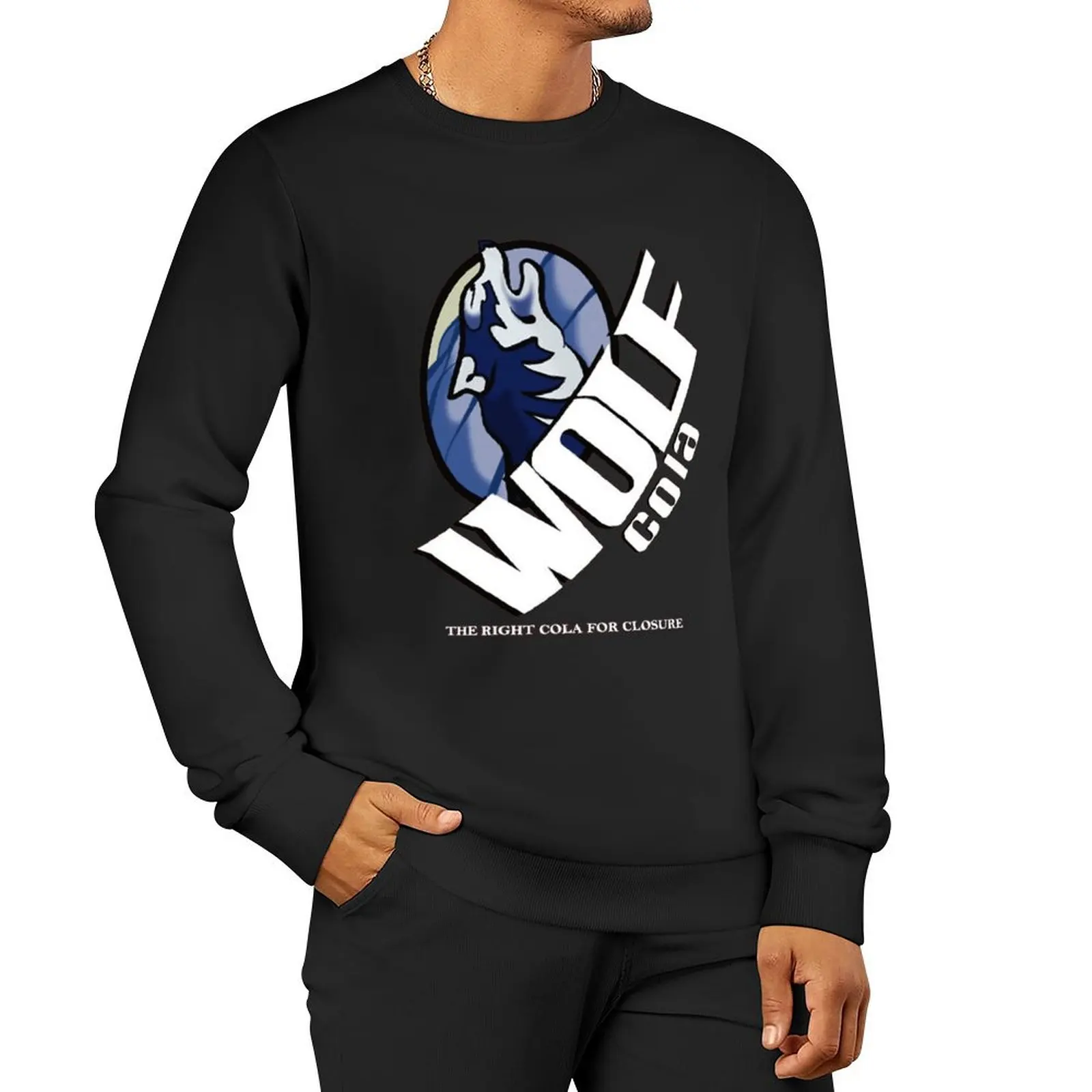 

Wolf Cola - The Right Cola for Closure Sweatshirt clothes for men male clothes men clothing sweatshirt men