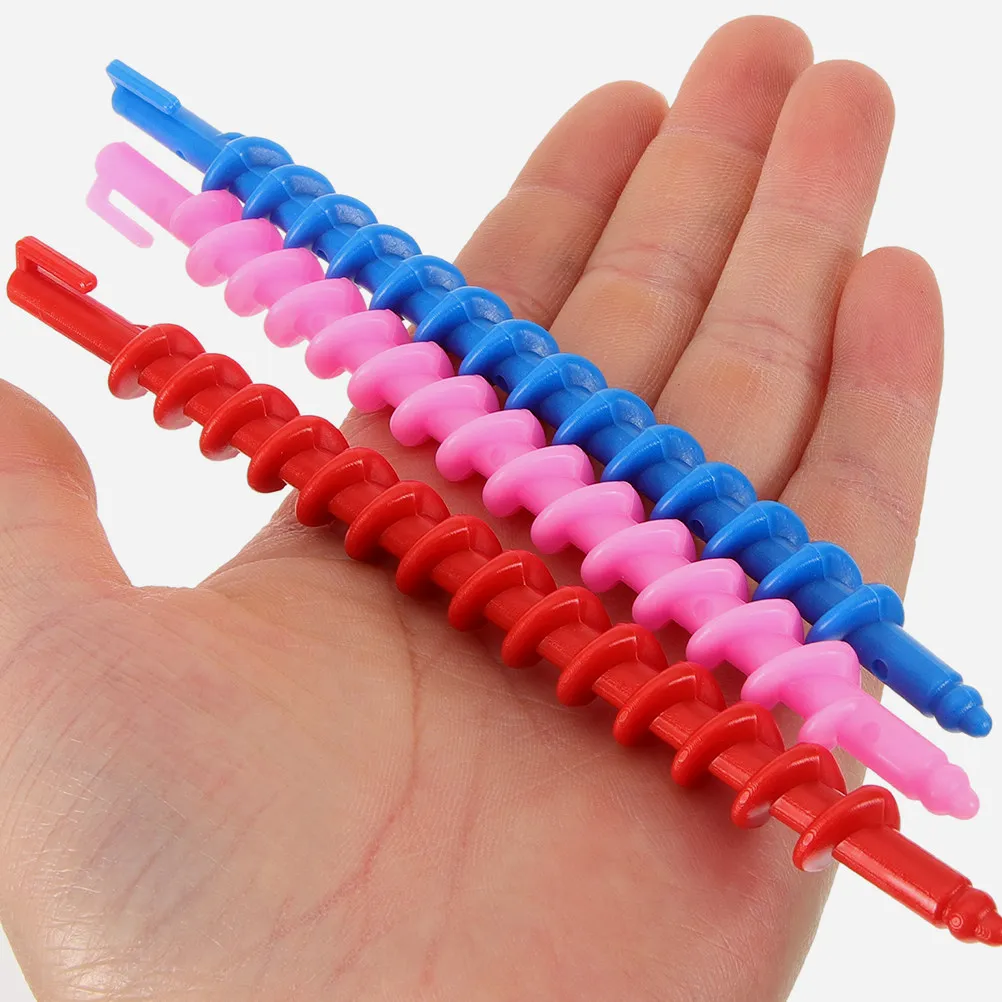 

40Pcs Spiral Perm Rods Plastic Spiral Curlers Hair Perm Rollers Long Hair Curl Rods Salon Styling Hairdressing Tool Kit