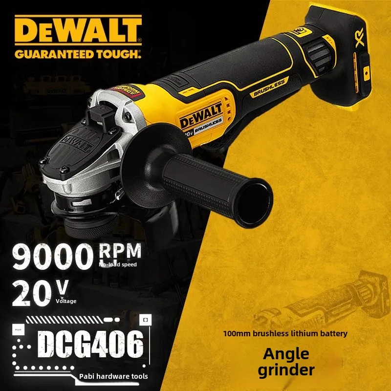 

Dewalt DCG406 125MM 9000RPM Brushless Angle Grinder Cordless Cutting Machine Impact Polisher Machine For Dewalt 20V Battery