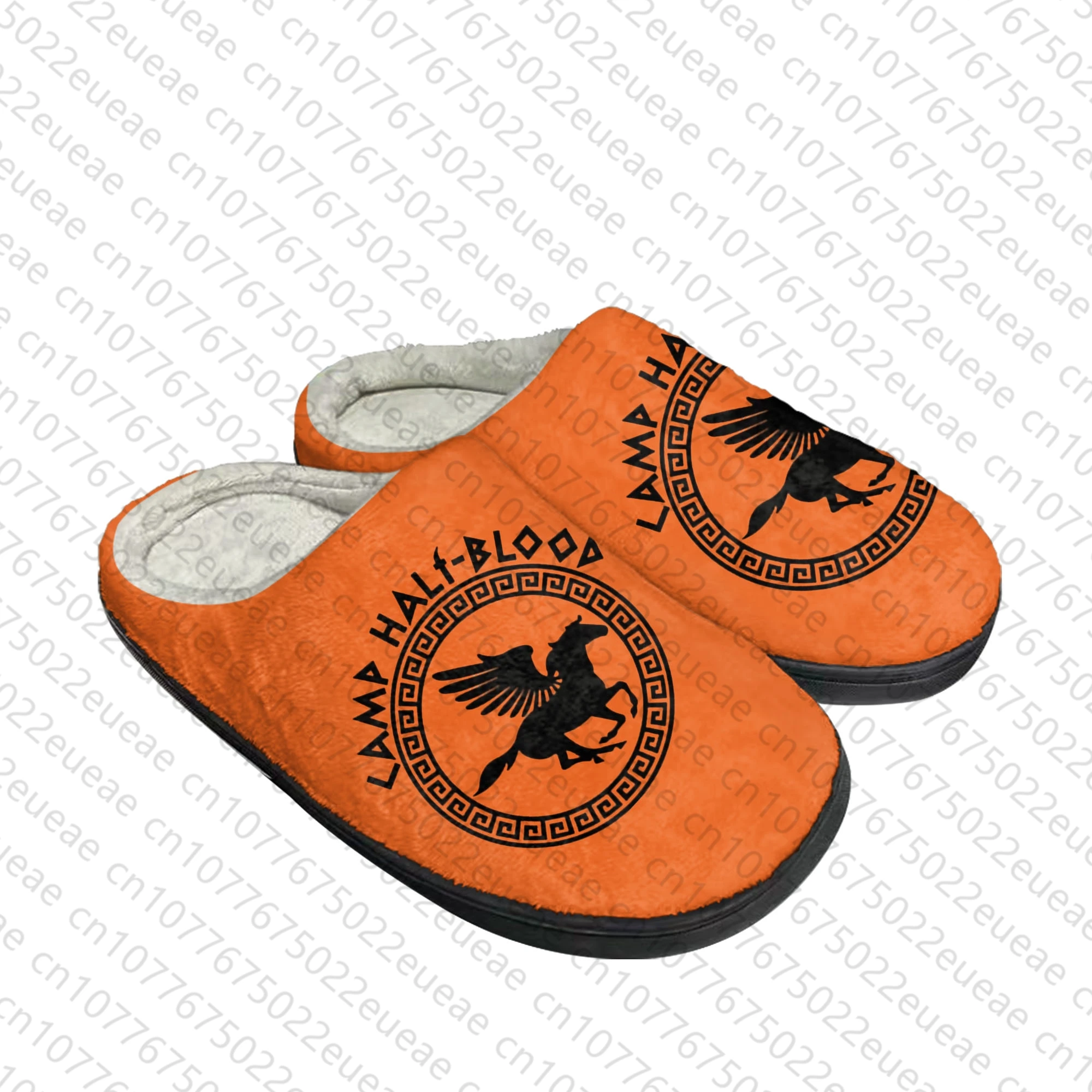 Camp Half Blood Percy Jackson Home Cotton Slippers Mens Womens Plush Bedroom Casual Keep Warm Shoes Indoor Customized Shoe