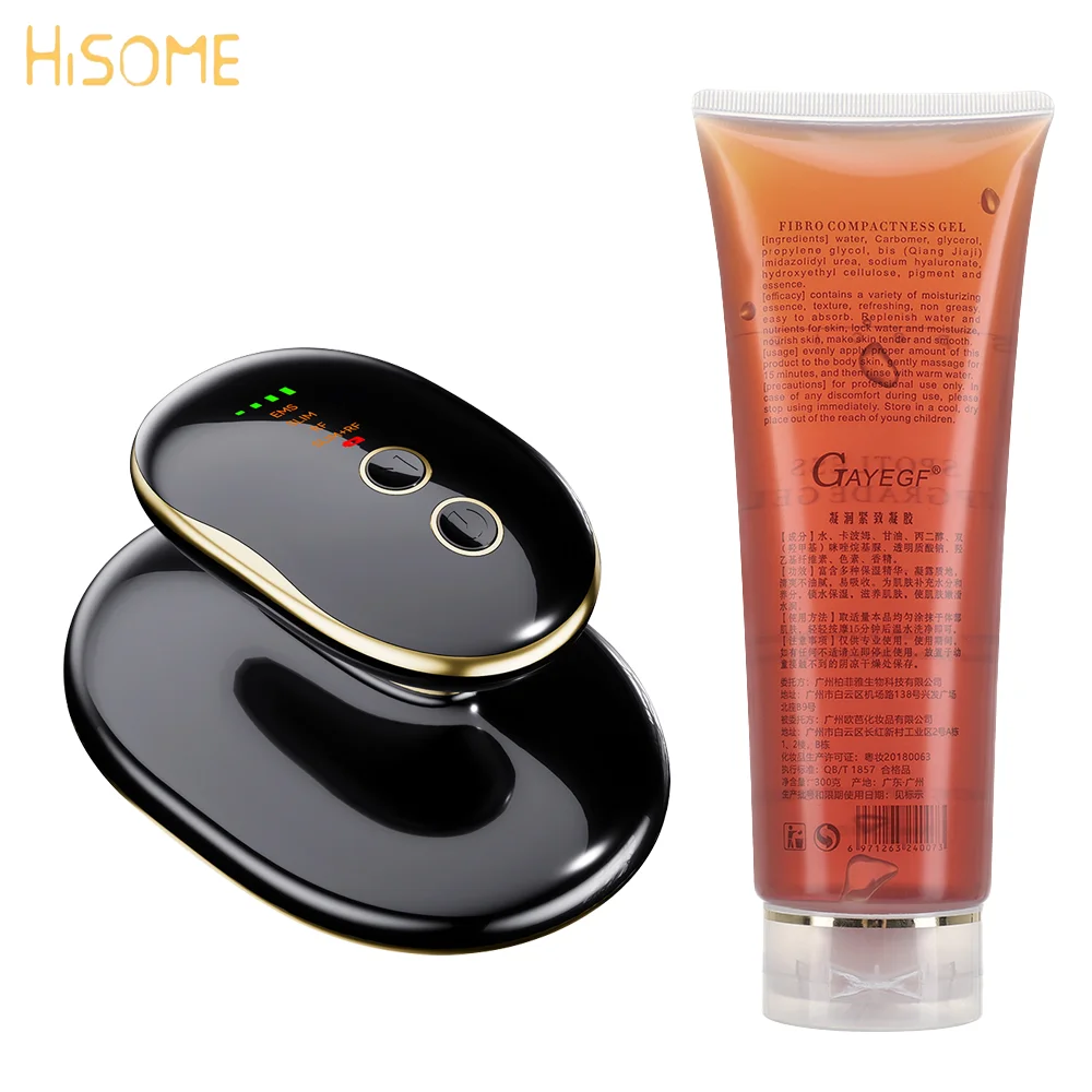 

Массажер от целлюлита 4 в 1, устройство для сжигания жира и коррекции фигуры, массажер для похудения живота с гелем для снижения веса