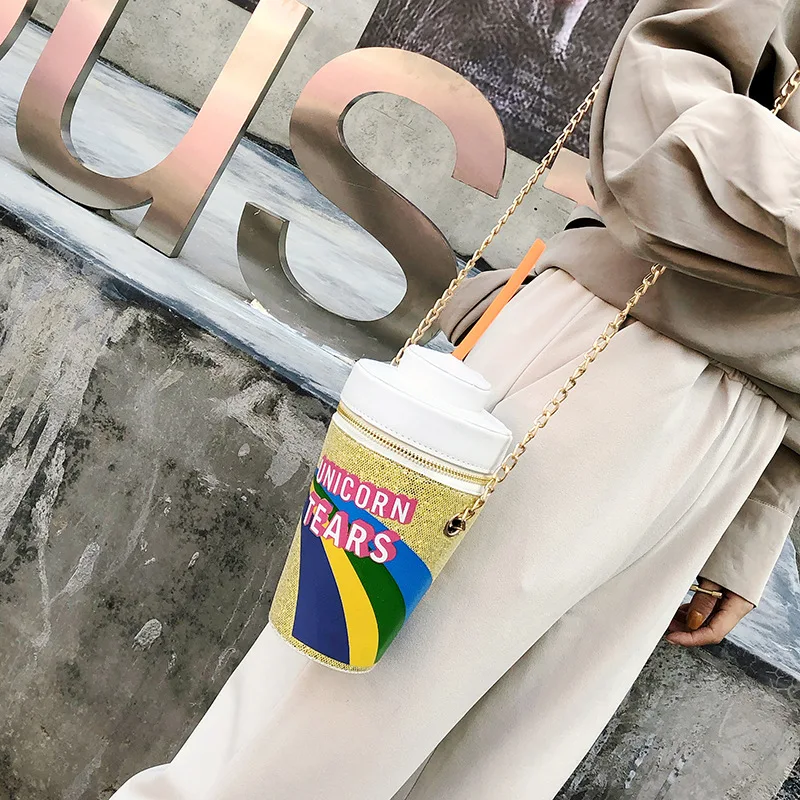 Nuovo design di moda personalizzato bere bottiglie di soda modellazione Skinny Dip novità borsa a tracolla borsa