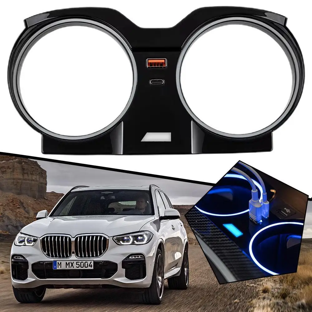 

Автомобильная зарядная Плата расширения для BMW 525i 530i 540i X3 X4 IX3 5 Series M3 M4 с атмосферной освещением аксессуары для интерьера автомобиля