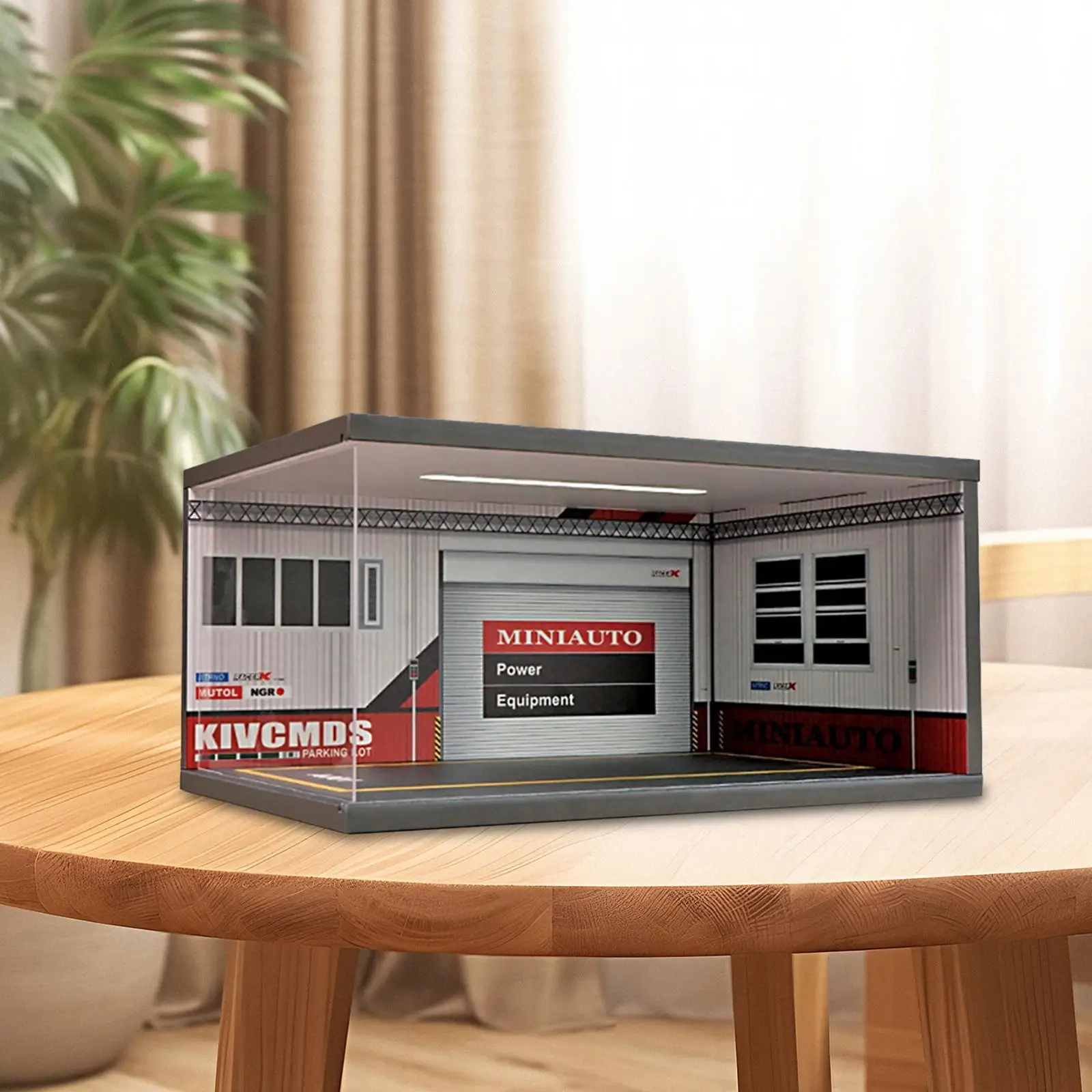 

1/18 Organizer Centerpiece Table Decoration Collectible Parking Garage Model