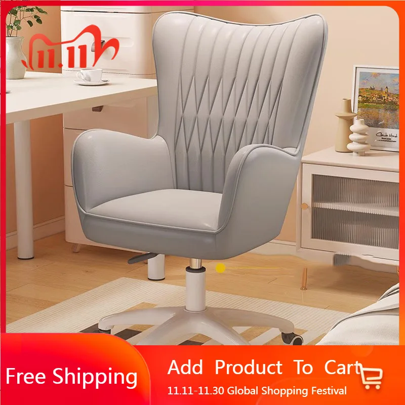 

Luxury Mobile Office Chair Study Playseat Modern Comfortable Office Chair Bedroom Reading Conference Muebles Library Furniture