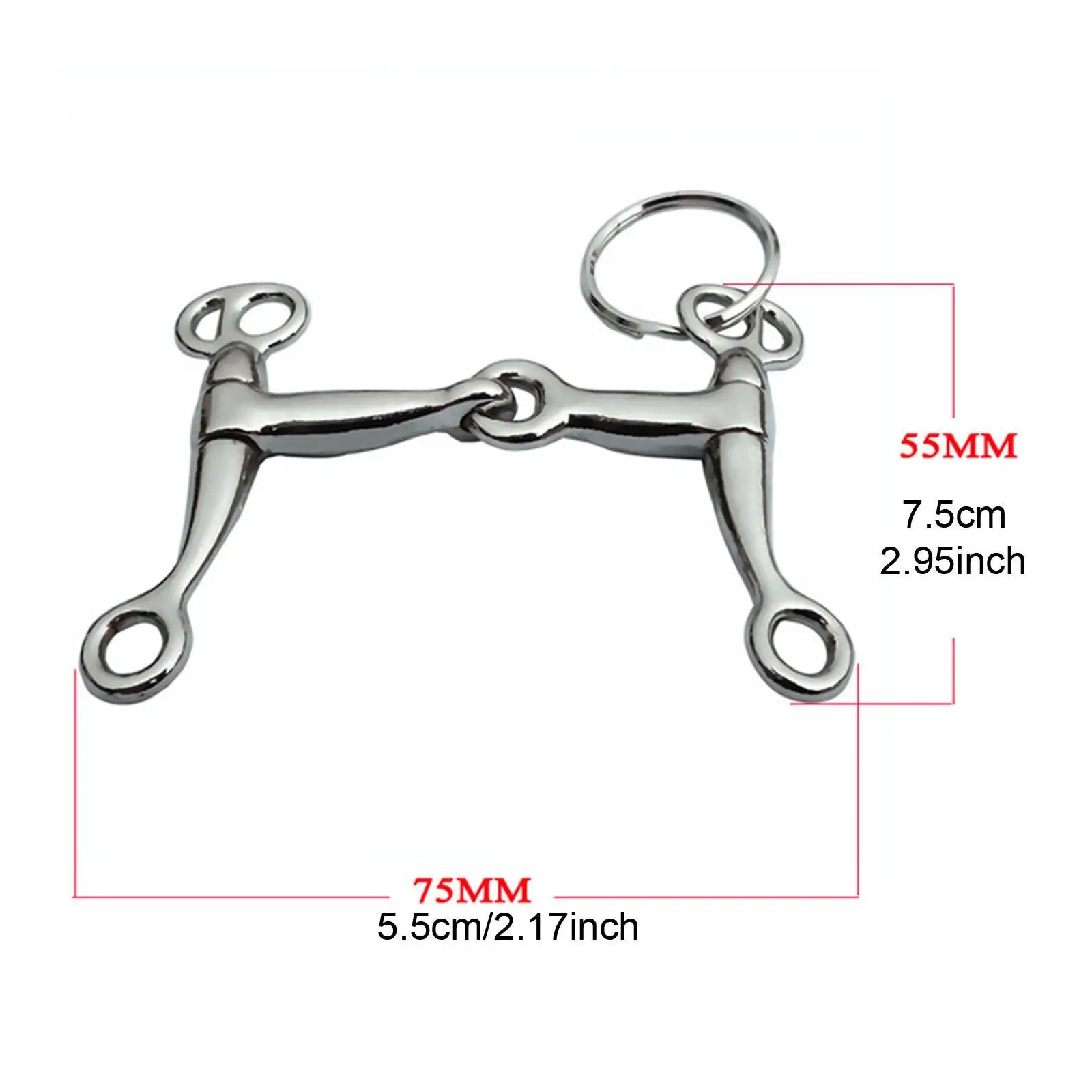 سبيكة الحصان بت المفاتيح الحصان المفاتيح سلسلة مفاتيح محمولة الحصان Snaffle بت حقيبة سلسلة لحقيبة حمل حفل زفاف الحسنات